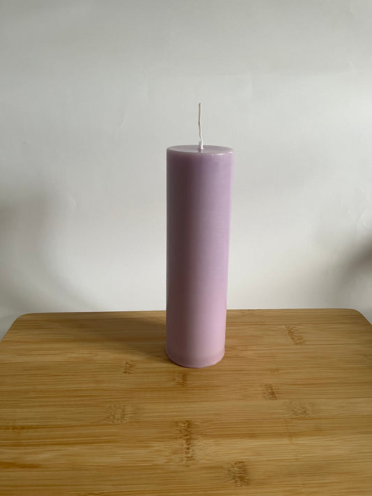 Lavender scented candle